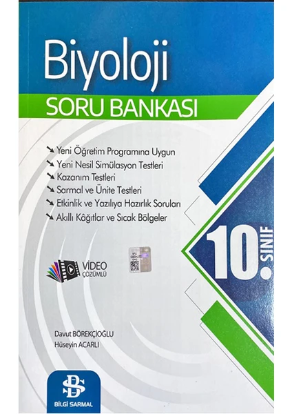 Bilgi Sarmal Yayınları 10. Sınıf Biyoloji Soru Bankası