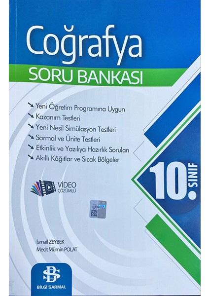 Bilgi Sarmal Yayınları 10. Sınıf Coğrafya Soru Bankası