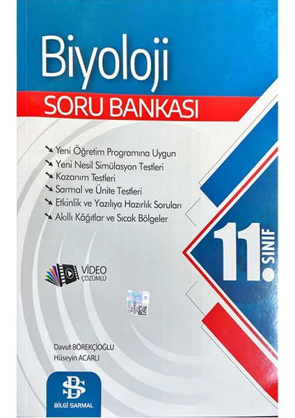 Bilgi Sarmal Yayınları 11. Sınıf Biyoloji Soru Bankası