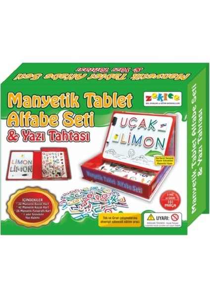 Manyetik Tablet Alfabe Seti ve Yazı Tahtası