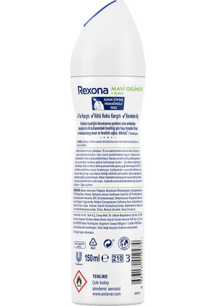 Stay Fresh Kadın Sprey Deodorant 150 ml