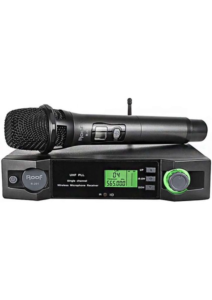 R-201 Tek El Uhf Telsiz Mikrafon