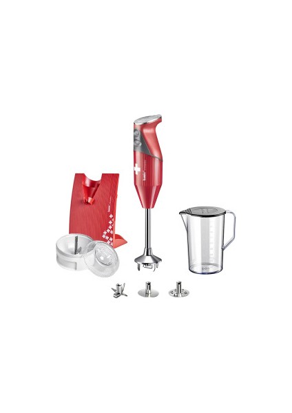 M200 Swıssline Blender Seti 200 W Kırmızı - Krom