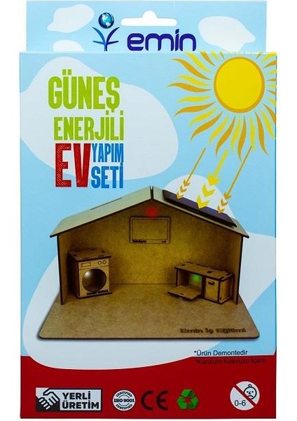 Güneş Enerjili Ev Yapım Seti Eğitici Oyuncak - Stem