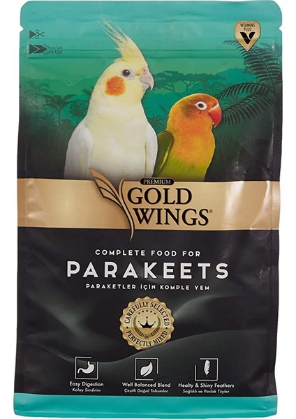 Gold Wings Premium Paraket Yemi 1 kg