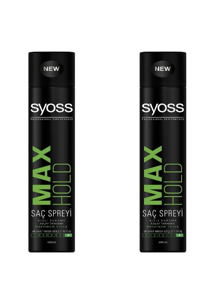 Sprey Max. Hold 400ml 2 Adet