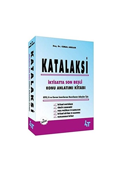 Katalaksi - Iktisatta Son Beşli Konu Anlatımı Kitabı