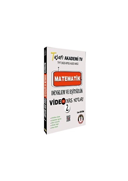 Tasarı Yayıncılık Matematik Denklem Eşitsizlik Video Ders Notları