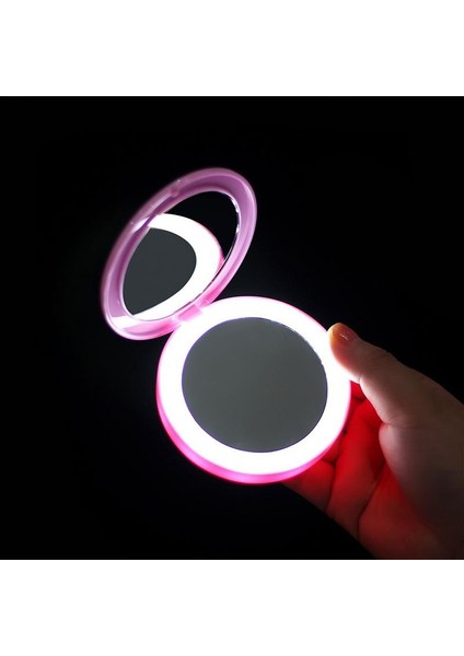 LED Işıklı Mini Cep Makyaj Aynası Katlanabilir fiyatları