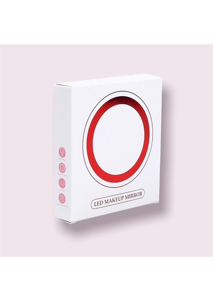 LED Işıklı Mini Cep Makyaj Aynası Katlanabilir modelleri