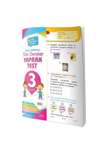 3. Sınıf Tüm Dersler Yaprak Test
