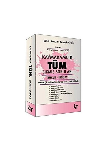 4T Yayınları Kaymakamlık Tüm Çıkmış Sorular