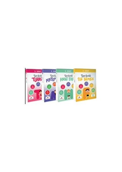 3. Sınıf Tüm Dersler (4 Kitap)