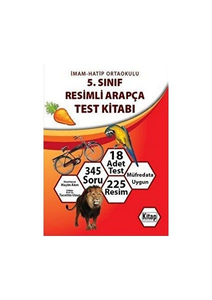 5. Sınıf Renkli Arapça Test Kitabı