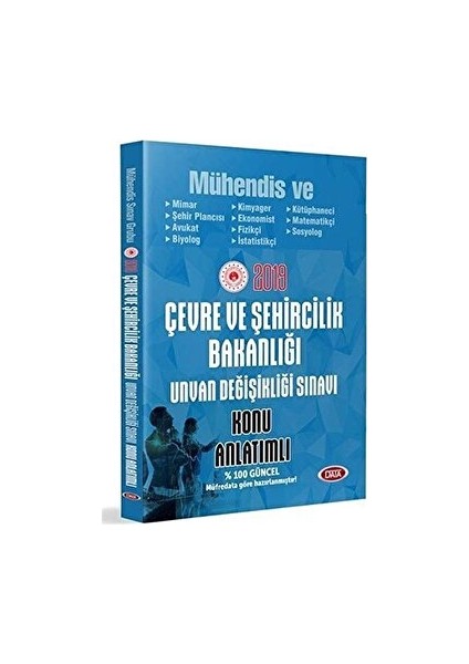 Çevre ve Şehircilik Bakanlığı Unvan Değişikliği Sınavı Mühendislik Grubu Konu Anlatımlı 2019