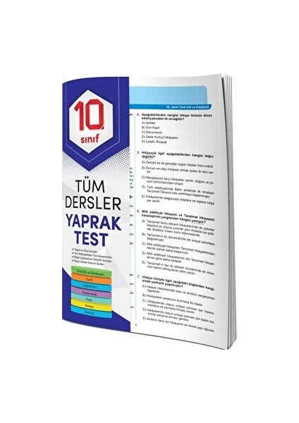 10. Sınıf Tüm Dersler Yaprak Test