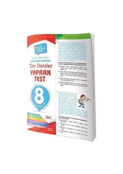 8. Sınıf Tüm Dersler Yaprak Test