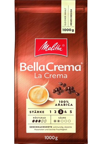 BellaCrema LaCrema Çekirdek Kahve 1KG