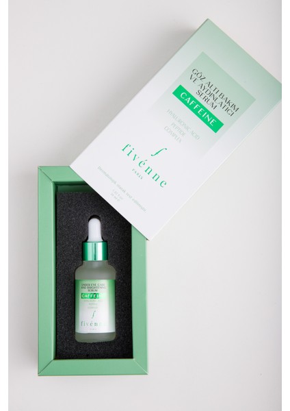 Fivenne Paris Göz Altı Aydınlatıcı Serum Hyalüronik Asit -kafein - Niacinamide - Panthenol 30 ml