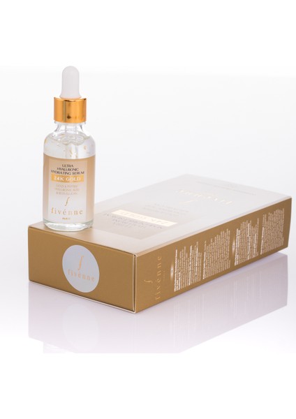 Fivenne Paris Altın Parçacıklı Nemlendirici Serum Hyalüronik Asit - Niacinamide - B3 - B5 - E Vitamin 30 Ml fiyatları
