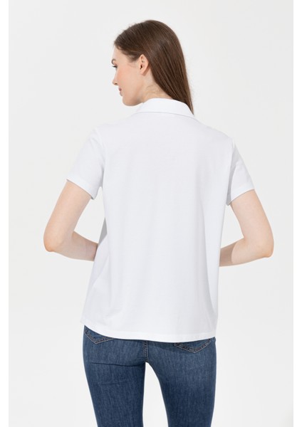 Kadın Beyaz Basic T-Shirt 50253141-VR013 indirimleri