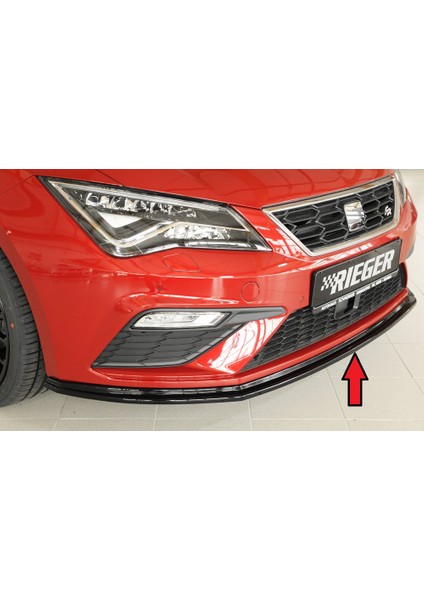 Seat Leon Mk3 Ön Lip 2017-2018 Fr Rieger (Plastik)