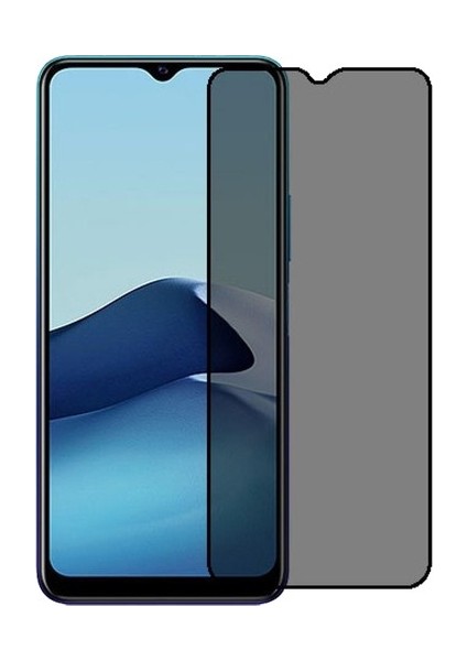 Vivo Y20 ile Uyumlu Hayalet Privacy Gizlilik Filtreli Tam Kaplayan Cam Ekran Koruyucu