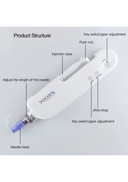 Mezoterapi Cihazı Cilt Yenileme Beyazlatma Peeling Yüz Bakım Dermapen Aleti fırsatları