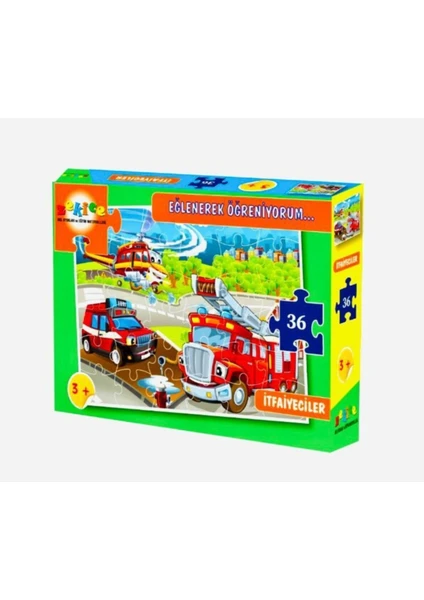 Oyuncak Itfaiyeciler Puzzle Yap Boz 36 Parça Çocuk Puzzle