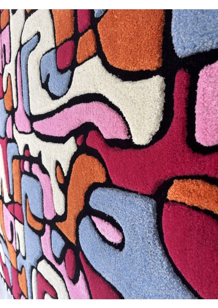 Grafik Desenli Özel Tasarım El Dokuması Hand-Tufted Halı fiyatları