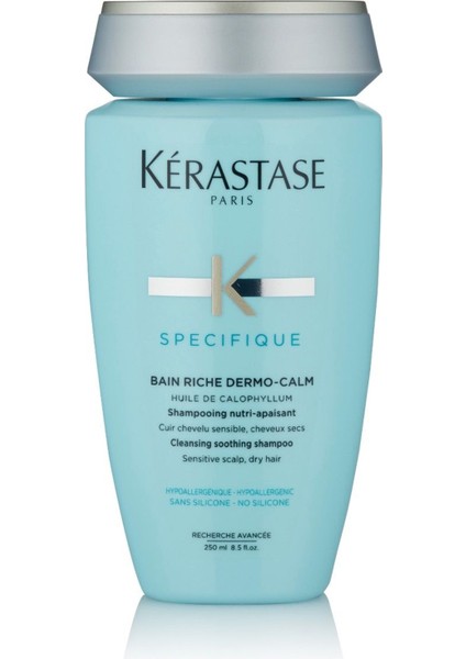Specifique Bain Dermocalm Riche Kuru Saç Derisi Için Hassasiyet Karşıtı Saç Şampuan 250 Ml