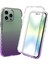 iPhone 14 Için Gradyan Desenli Tpu + Pc Telefon Kılıfı - Siyah (Yurt Dışından) 3