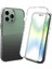 iPhone 14 Pro Max Için Gradyan Desenli Tpu + Pc Telefon Kılıfı - Siyah (Yurt Dışından) 1