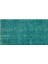 %100 Yün El Dokuma Eskitme Vintage Halı Turkuaz Rengi 138 x 253 cm 8721 2