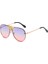 Vintage Tarz Unisex Güneş Gözlüğü - Mor Pembe (Yurt Dışından) 1