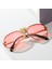 Vintage Tarz Unisex Güneş Gözlüğü - Pembe (Yurt Dışından) 2