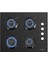Siyah Aspiratörlü Kristal Plus Ankastre Set (B66-SF2(MT) + KO-40TAHDF + DS6-905S) 3