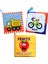 3 Kitap Tox Ingilizce Taşıtlar , Meyveler ve Iş Makinaları Kumaş Sessiz Kitap E118 E126 E132 - Bez Kitap , Eğitici Oyuncak , Yumuşak ve Hışırtılı 1