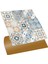 Kendinden Yapışkanlı Mavi Fas 4 Desenli Pvc Karo 30X30 cm (4 Adet) 0,36 M2 1
