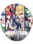 Date A Live Bilek Destekli Mousepad Model - 4 Oval 1