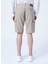 Slim Fit Bej Erkek Şort 222 Lcm 221008 Man 1 Bej 3