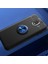 Galaxy J4 Kılıf Yüzüklü Silikon Range - Siyah-Mavi 1