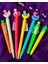4 Adet Unicorn Magic 07 Uçlu Kalem + Kaktüs - Havuç - Mısır 3'lü 100MM x 15'li 2b 07 Kalem Ucu 1