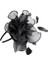 2xlady Çiçek Fascinator Şapka 1920S Gelin Kafa Kokteyl Parti Siyah (Yurt Dışından) 1