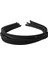 10X Boş Alice Band Kafa Bandı Saten Sarılı Saç Çember Diy 5mm Saç Bandı Siyah (Yurt Dışından) 5