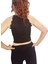 Siyah Dantel Detaylı Halter Yaka Crop 2