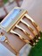 Çelik Swarovski Taşlı Özel Altın Kaplama Elite Modeli 30 mt Su Geçirmez+Bileklik Lady Wristwatch RES.170091-A 4