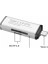 Type-C To USB 3.0 Flash Otg Veri Aktarım Sd Tf Tak Çalıştır Kart Okuyucu Çevirici 3
