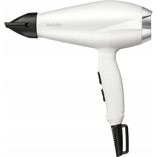 BaByliss Power Pro 2000W İtalyan Motor 2 Hız 3 Isı Ayarlı Yoğunlaştırıcı Başlıklı Saç Kurutma Makinesi 6704WE