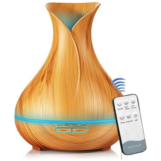 WINBEST 550 ml Aroma Difüzörü Buhar Ultrasonik Led Işıklı Oda Kokusu Hava Nemlendirici